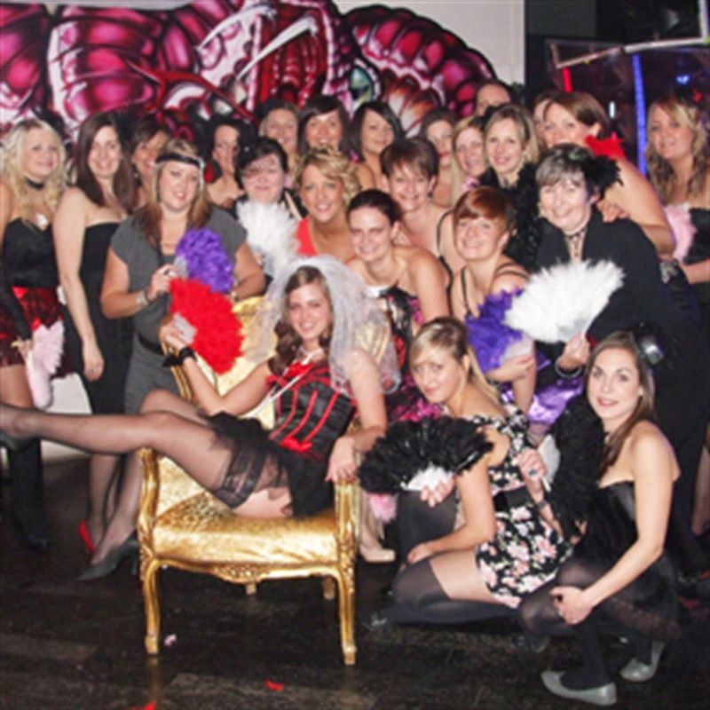 A burlesque dance class at The Electric Circus